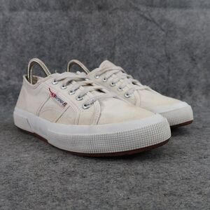 Superga Shoes Womens 7 Sneaker Lifestyle Classic Canvas White Lace Up Casual Low